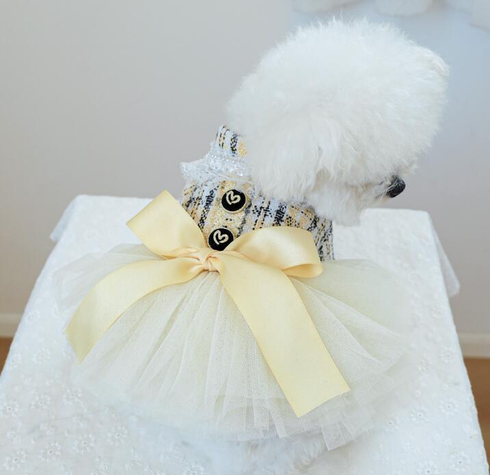 《予約》№3102169 ツイードハートボタンチュールワンピース