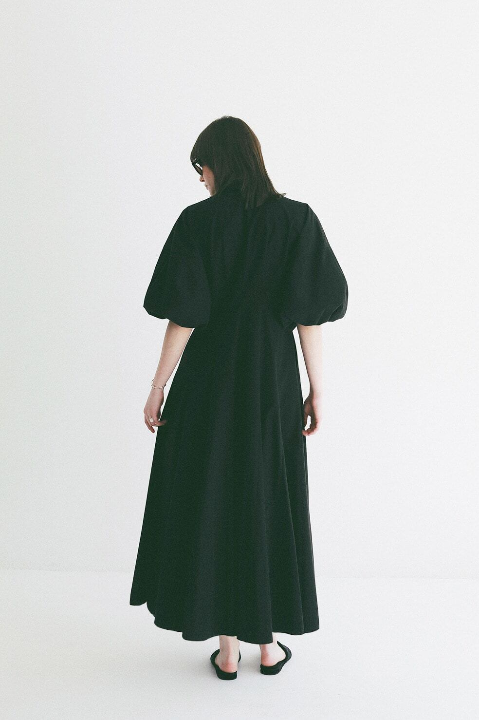 CLANE FORM SLEEVE PANEL LINE SHIRT ONEPIECE | FLICKA ASHIYA