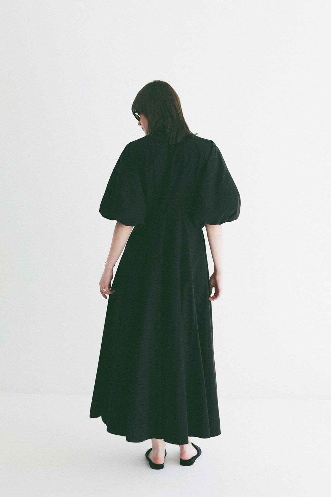 CLANE FORM SLEEVE PANEL LINE SHIRT ONEPIECE