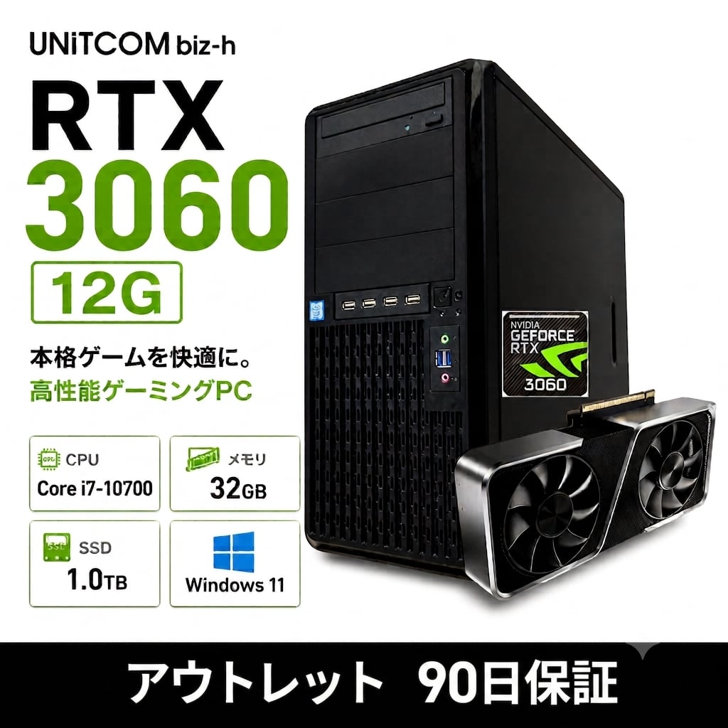 最安値！ゲーミングPC i7-2700K/GTX770/16GB/SSD搭載 RTX - GTX 1050を