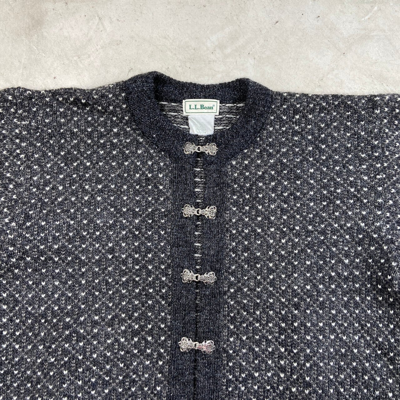 70年代~80年代 L.L.Bean エルエルビーン バーズアイ ニット