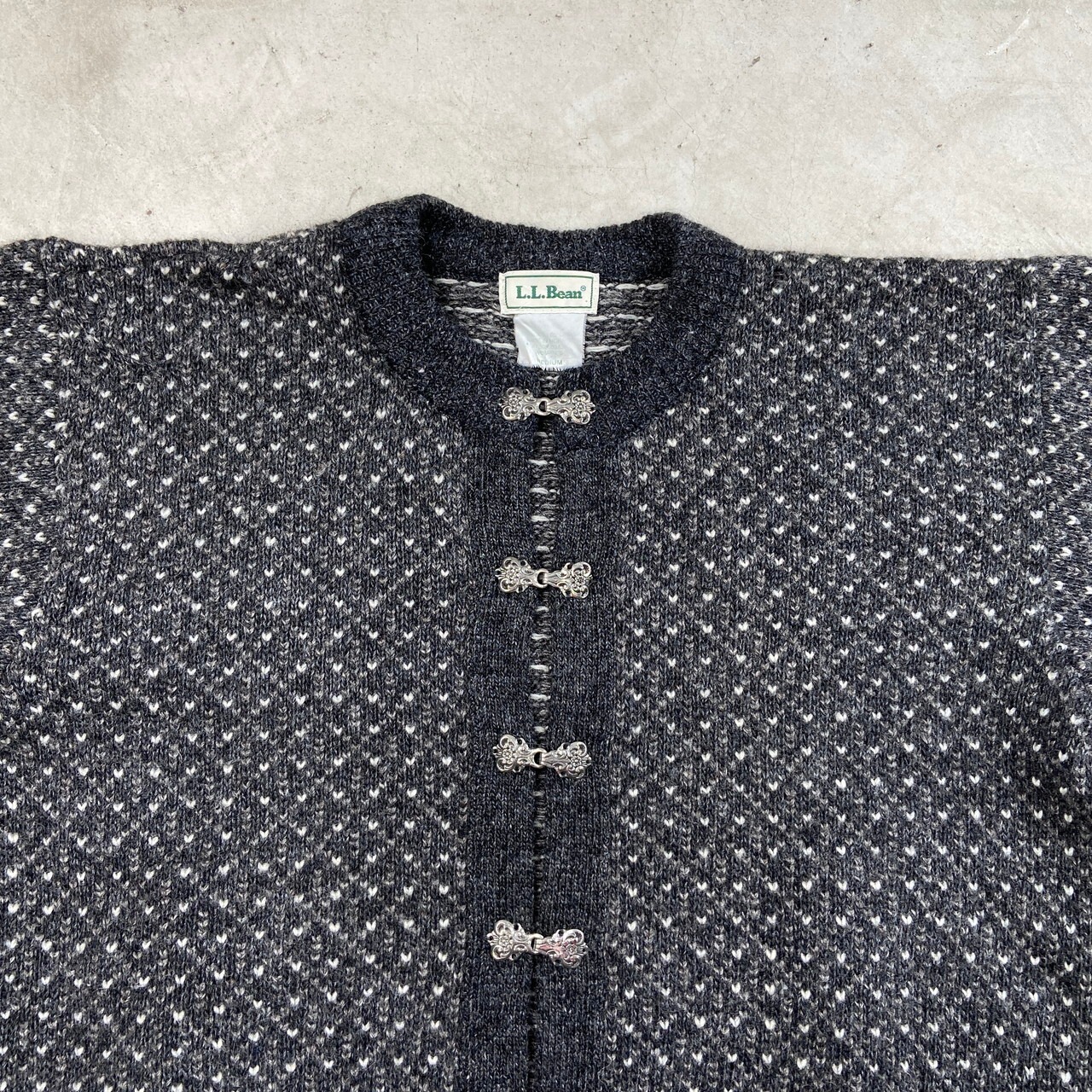 70年代~80年代 L.L.Bean エルエルビーン バーズアイ ニット 