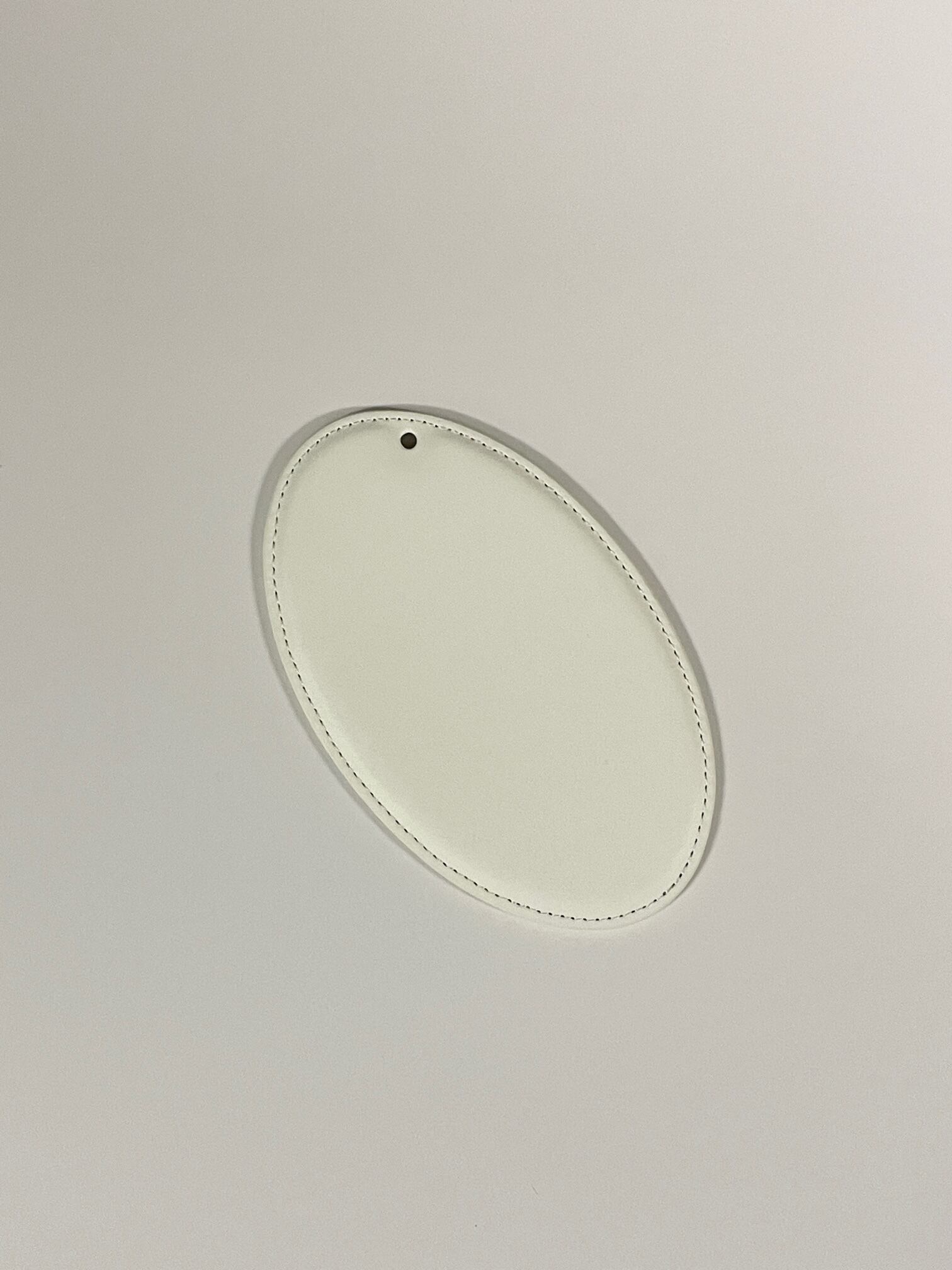 パスケース オーバル型 UVプリント用無地 両面印刷対応 10個セット