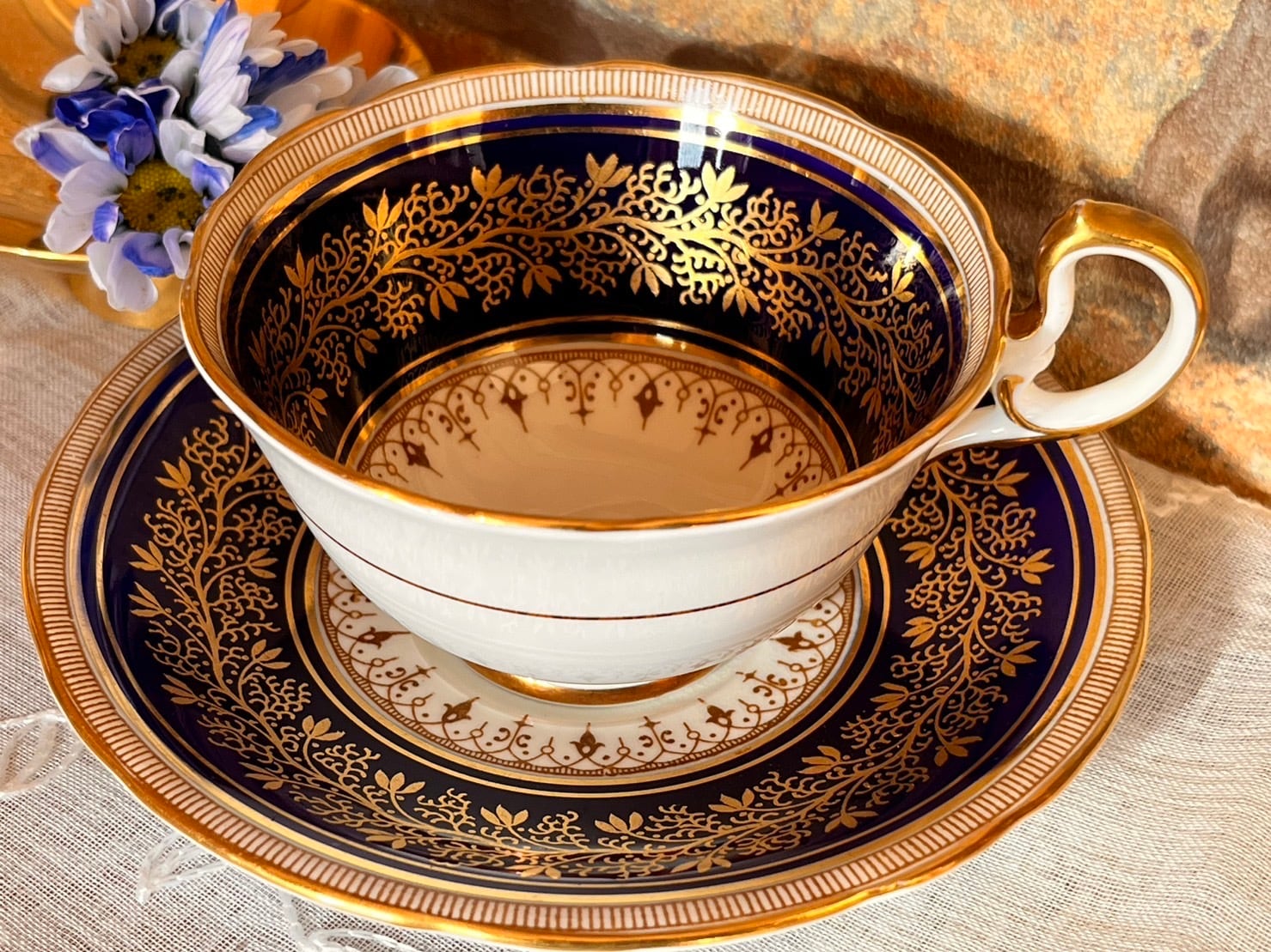 アルフレッド・ミーキン ピンクフローラル 大ボウル&小物入れ