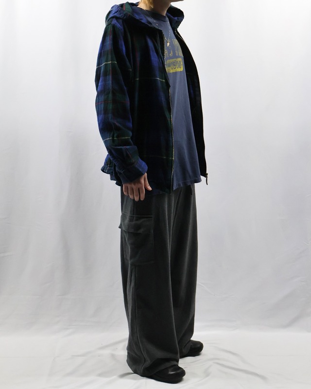Tartan Check Zip-Up Hoodie
