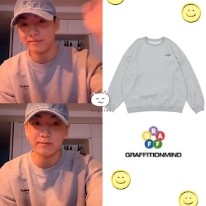 ★BTS グク 着用!!【GRAFFITIONMIND】 SPREADYOUTH SWEATSHIRT