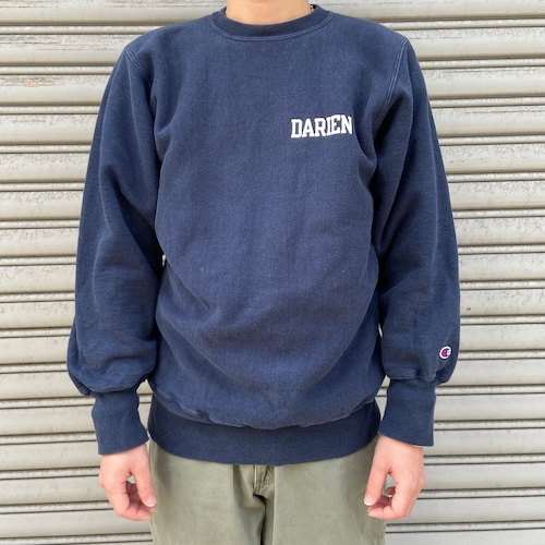 90s Champion メキシコ製 リバースウィーブ カレッジロゴ 紺 L