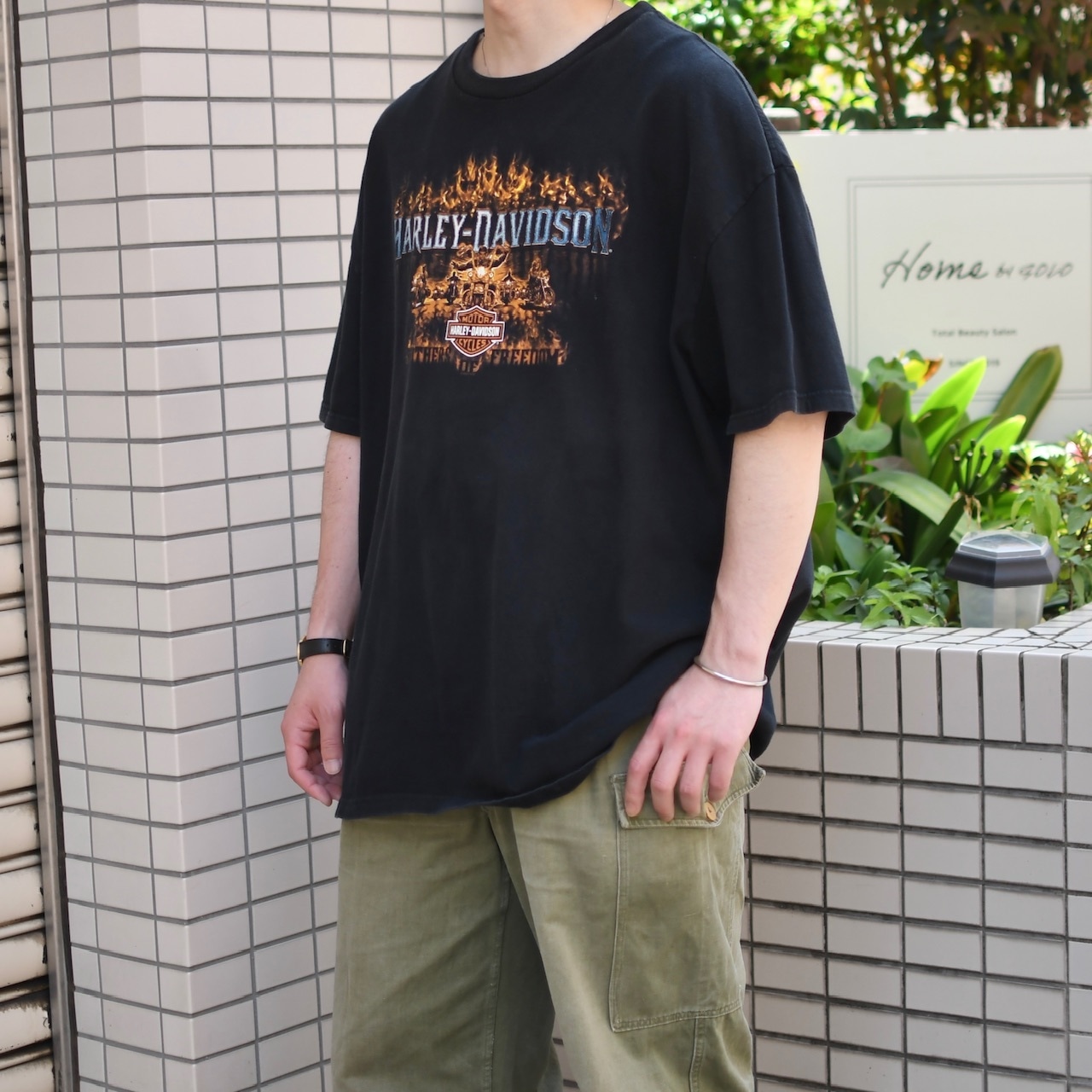 Harley-Davidson Crawfish print tee