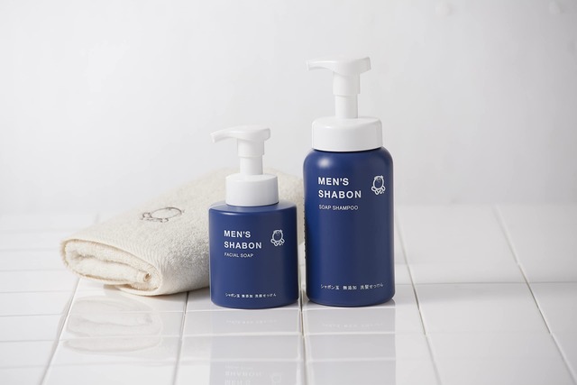 【特価セール】シャボン玉 メンズシャボン ソープシャンプー ボトル 520mL