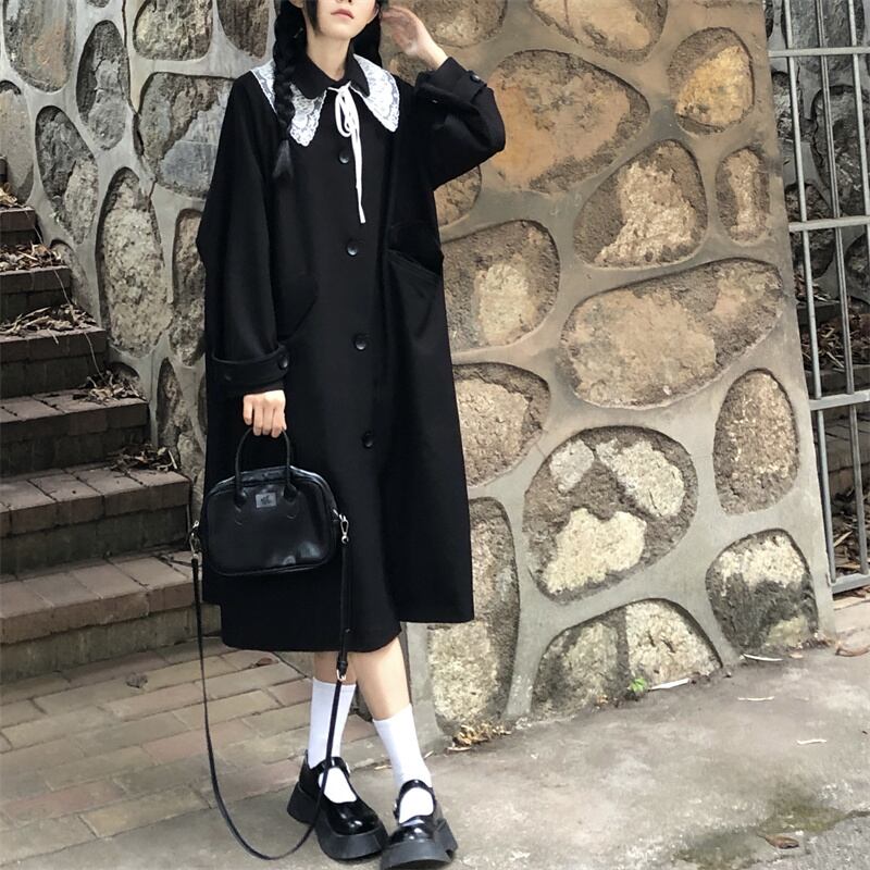 レースカラージャケット レディースウィンターコート 冬物 萌量不足74807532699