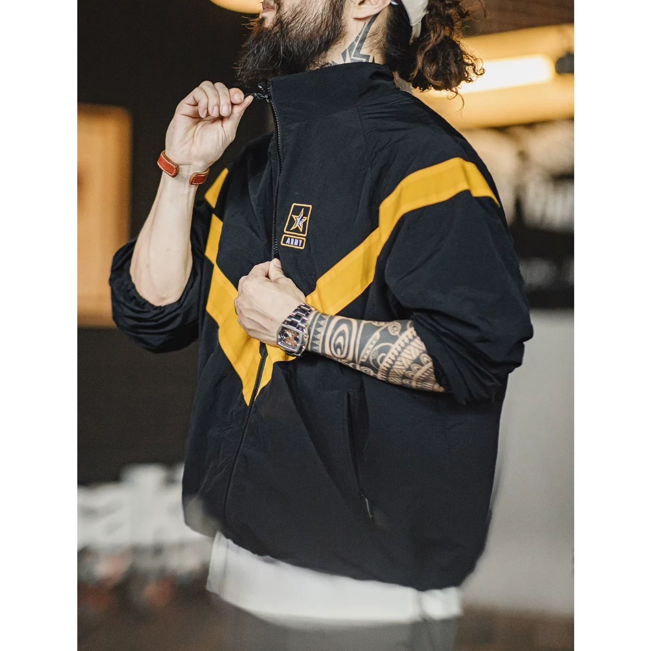 V-line bicolor design jacket 0028 - 3