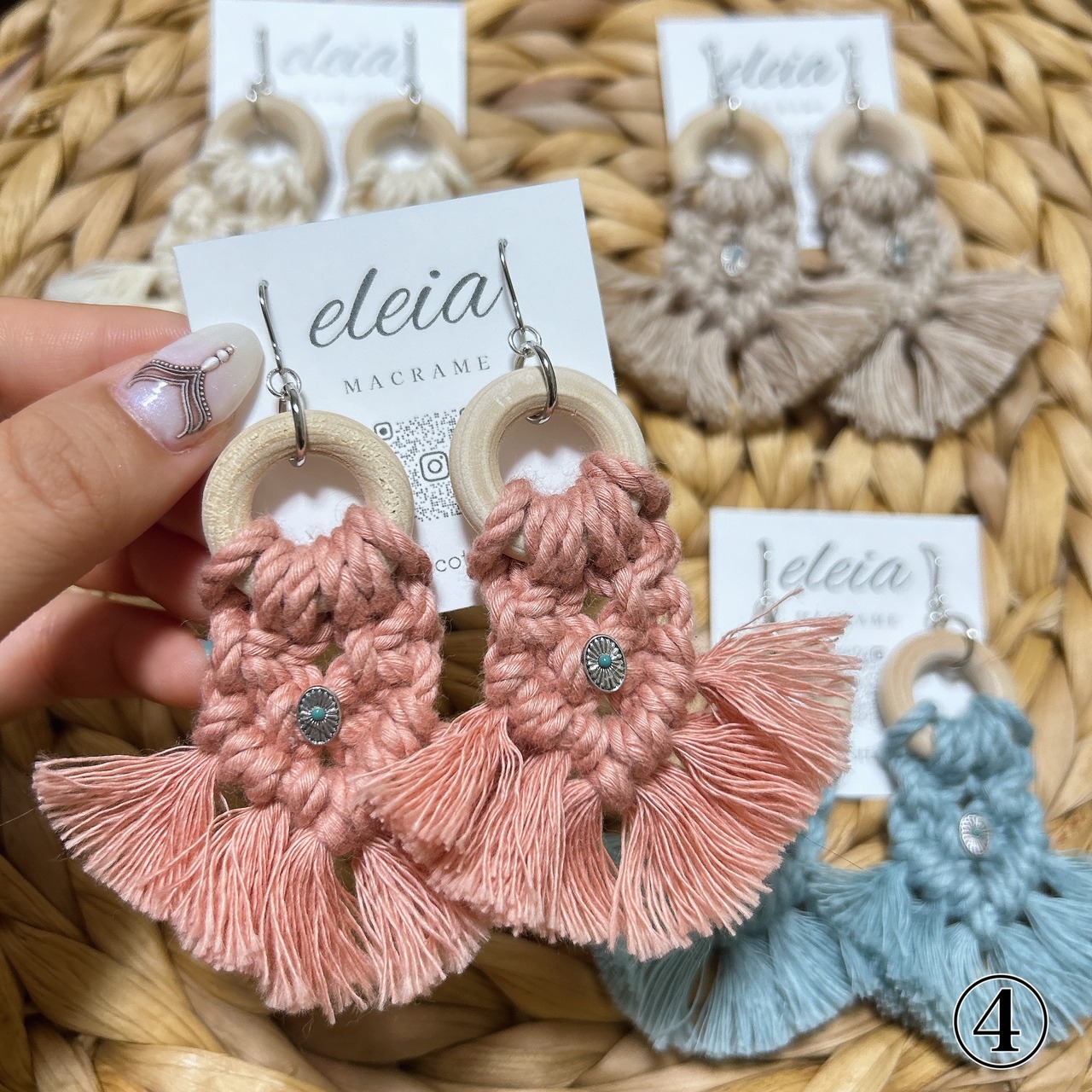 マクラメピアス | eleia
