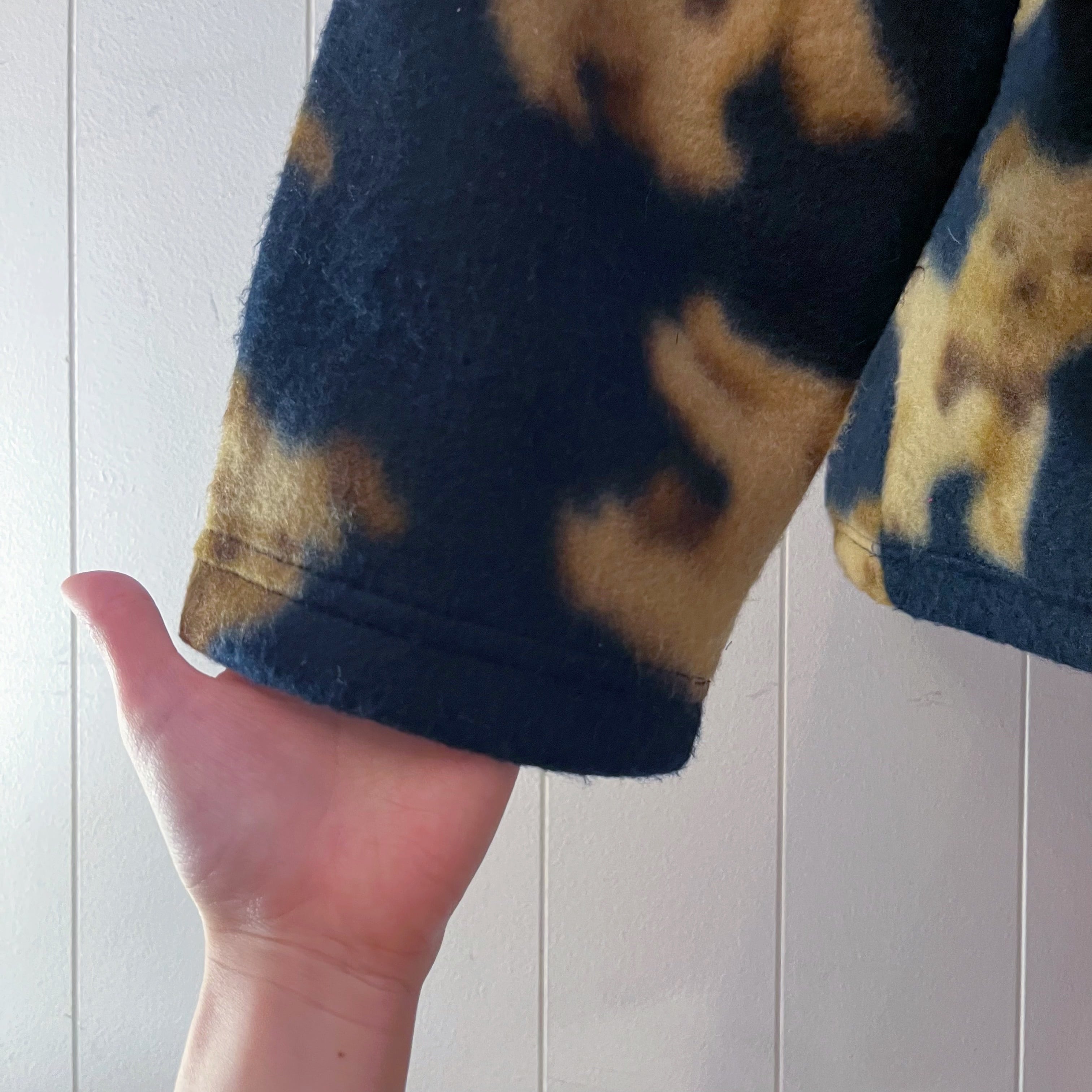 dog high neck fleece pullover