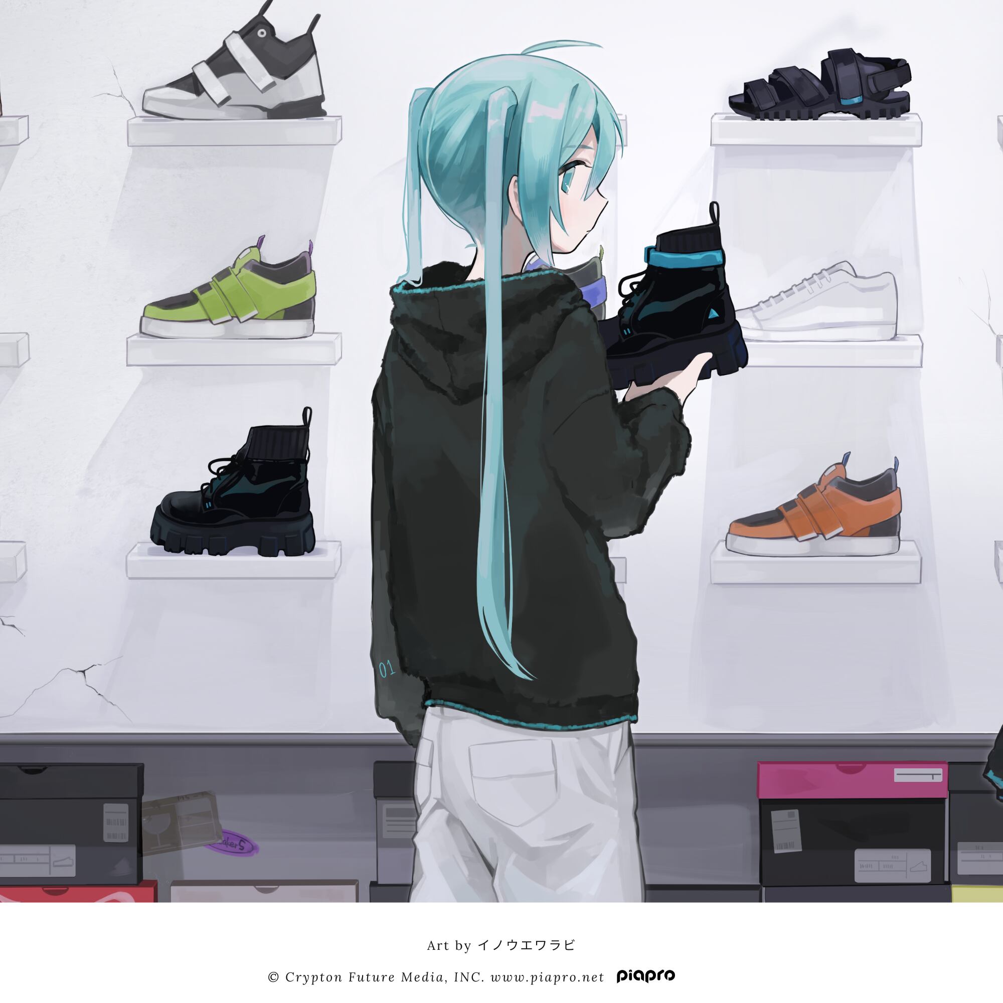 初音ミクエナメルブーツecho - その他