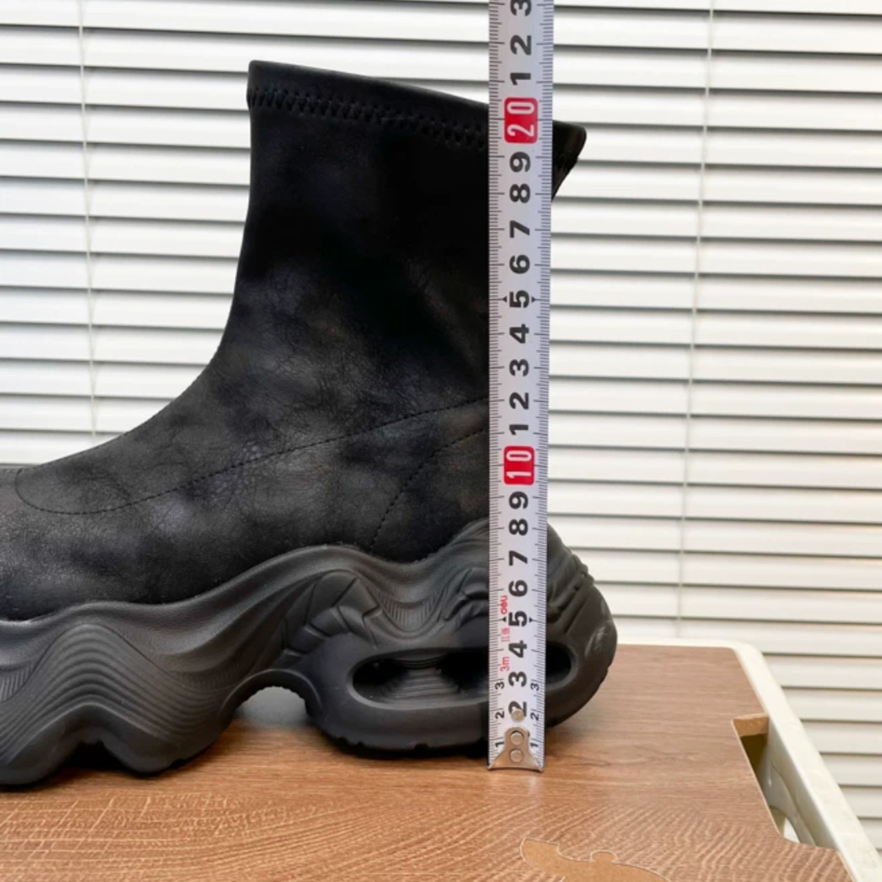 Genuine Leather Platform Slim-Fit Boots (ME499)