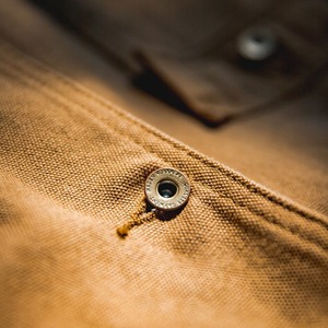 【UNISEX】 Retro Cotton Canvas Jacket / ユニセックス レトロ キャンバス ジャケット