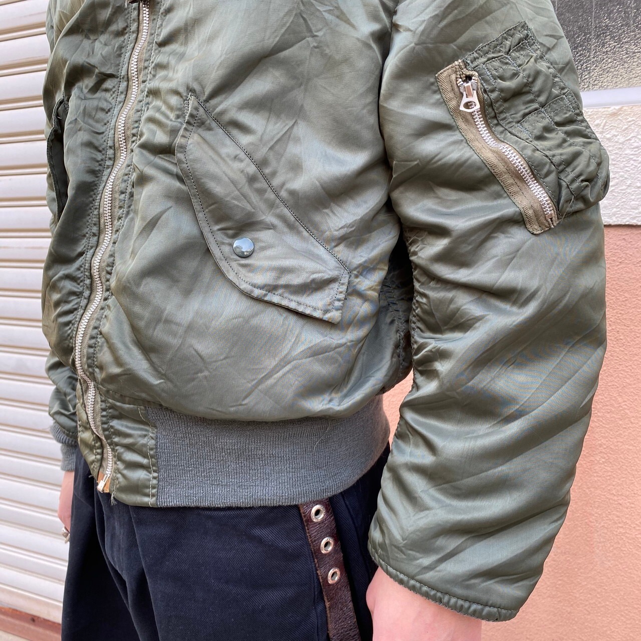 77年納品 70年代 ビンテージ USAF 米軍実品 L-2B ミリタリー フライト 