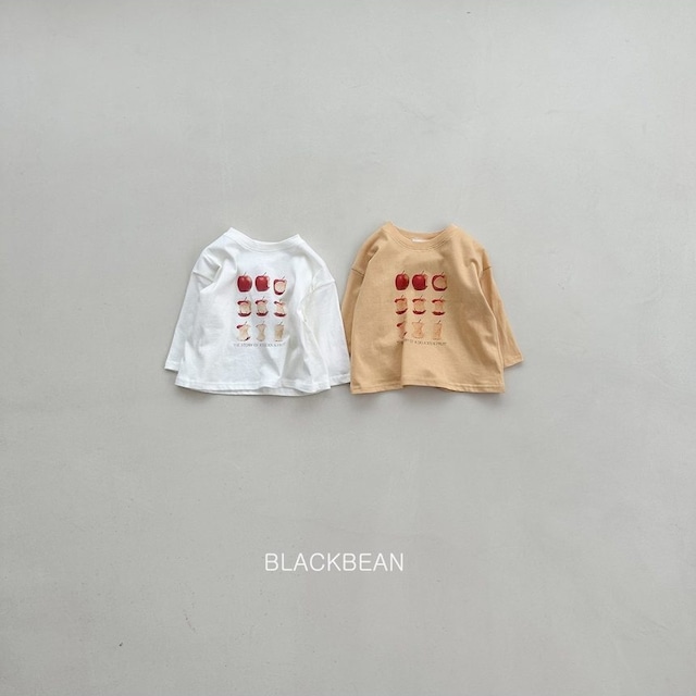 【取寄】blackbean|apple tee|アップルT|S-XL|kids|26 autumn