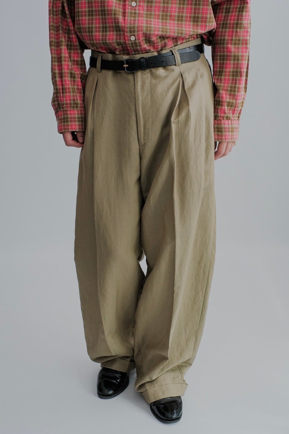 1990s linen wide slacks