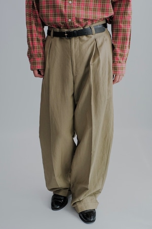 1990s linen wide slacks
