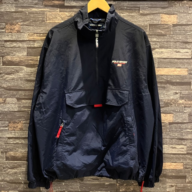 POLO SPORT H/Z NYLON JACKET NAVY