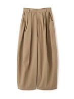 ETRE TOKYO ソフトコットンタックカーブパンツ 3色展開