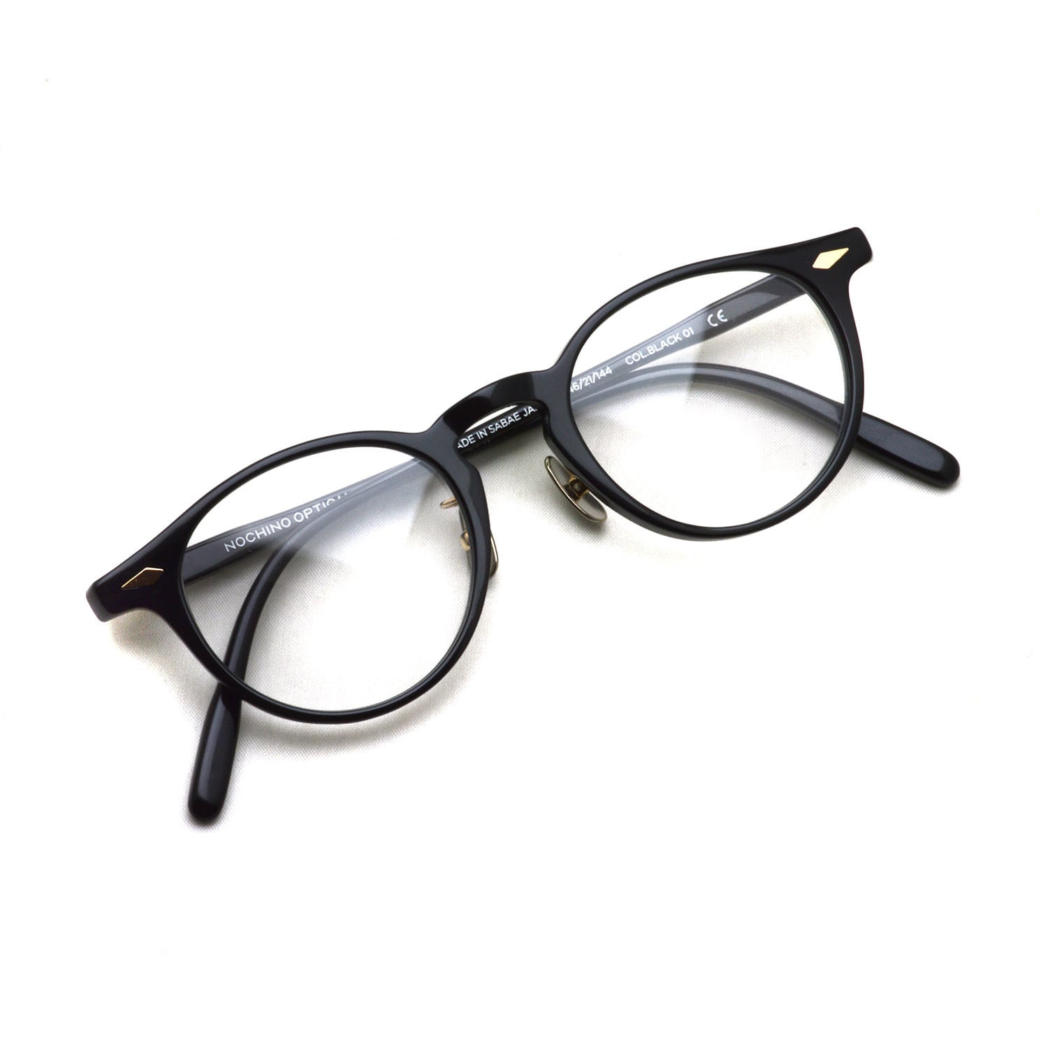 NOCHINO OPTICAL / TSUKIYOMI / #1 GLOSS BLACK - CLEAR to GREY