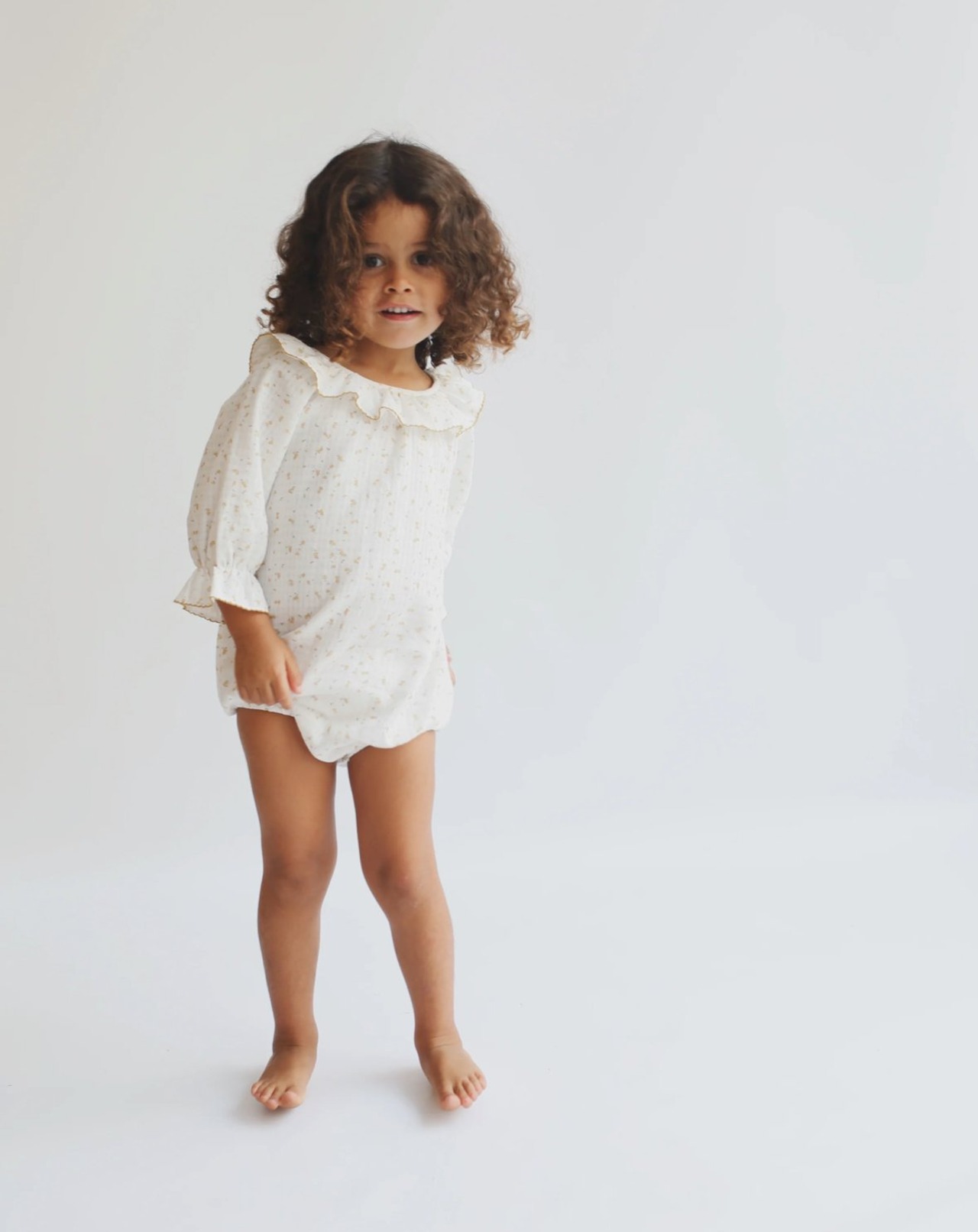 LiiLU　MONA ROMPER - ECRU
