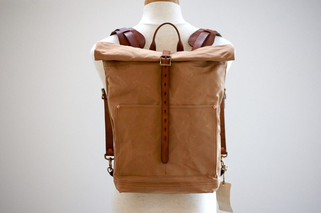 VASCO(ヴァスコ)CANVAS×LEATHER ROLLTOP RUCK SACK(キャンバスロール 
