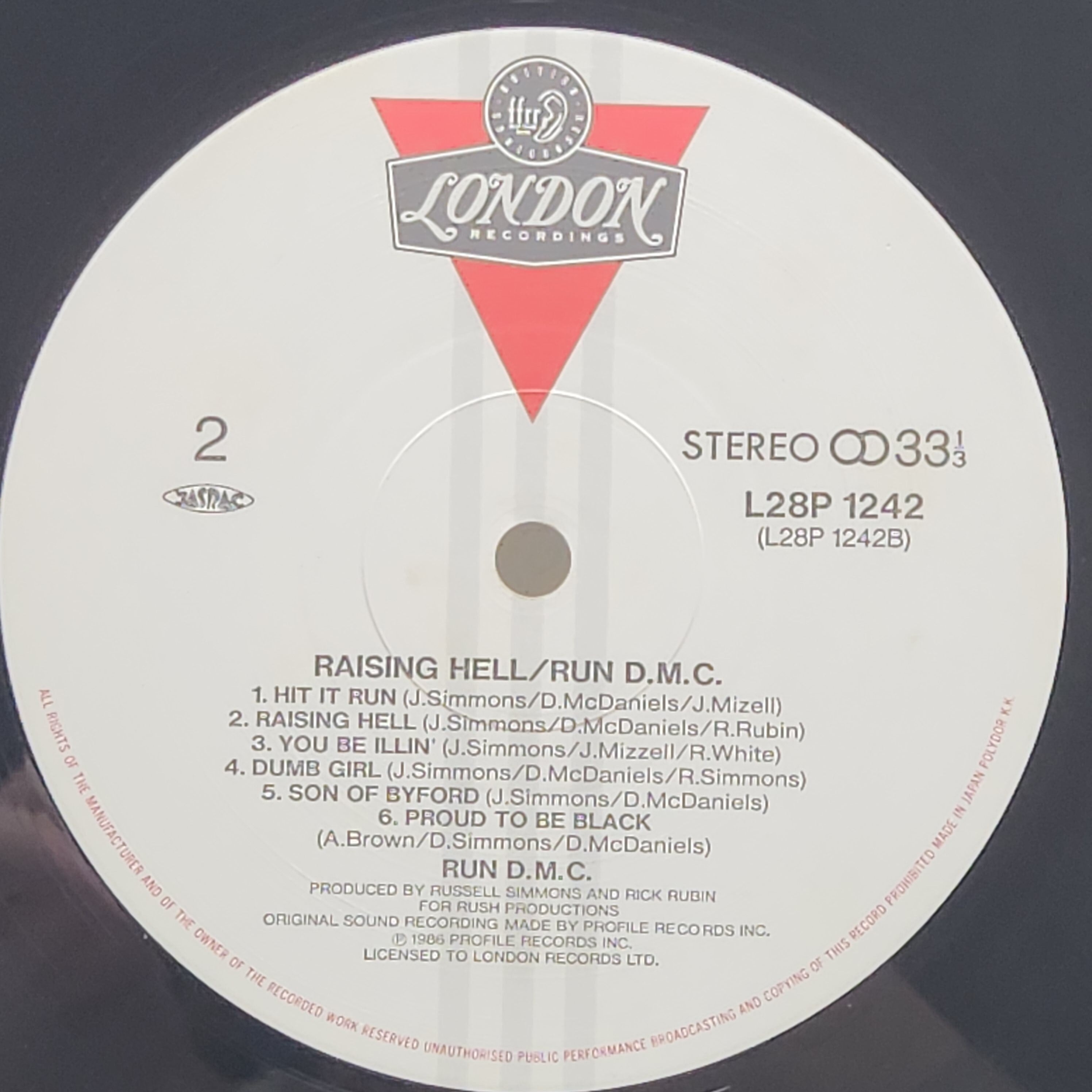 Run-DMC / Raising Hell [L28P-1242] - 画像4
