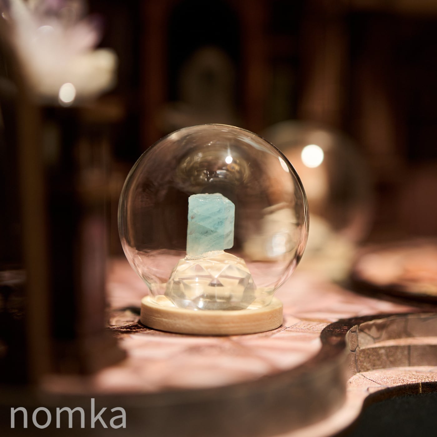 【深海より届いた青の記憶】 ルミエール・クリスタル・ポッド —アクアマリン/1.86g— ngem-0271