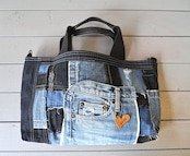 デニムリメイクバッグ・小野広美