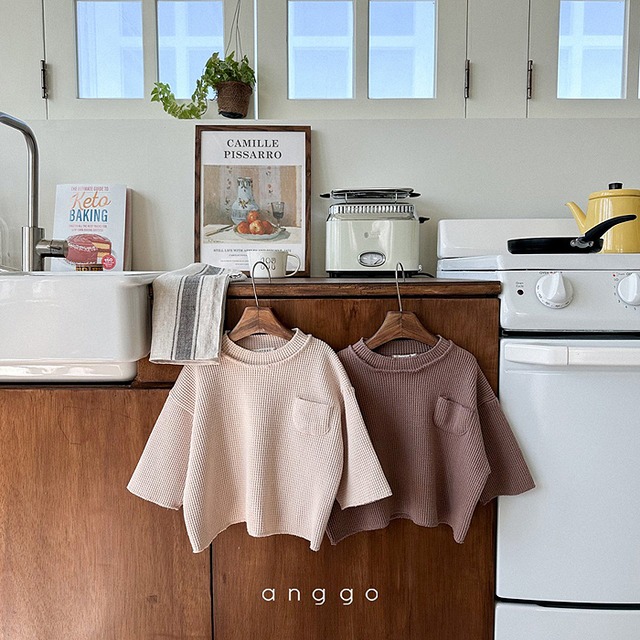 《即納》キッズ　　　ワッフルトップス