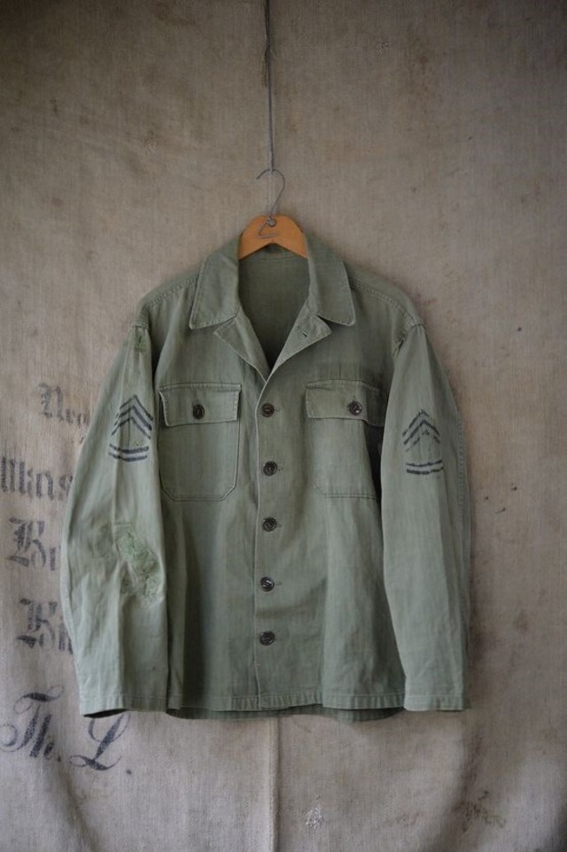 Vintage Jacket, herringbone twill o.d.