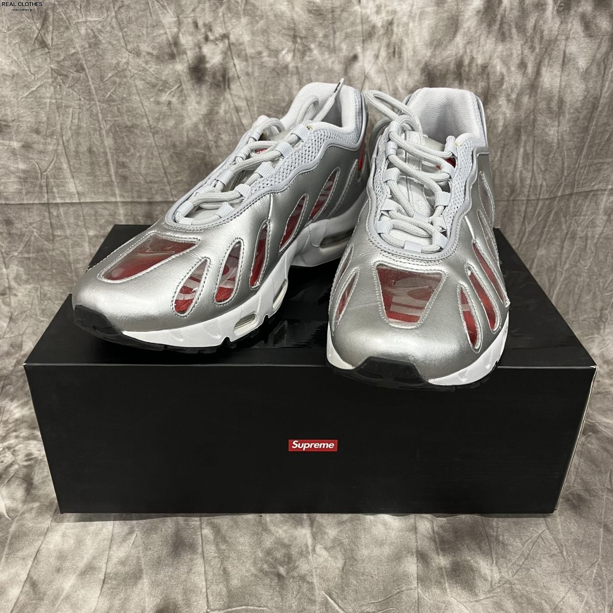 Supreme Nike Air Max 96   Silver  26.5cm