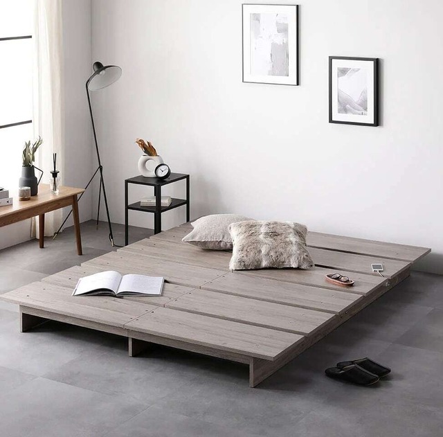 【Dサイズ】　フロア ローステージベッド