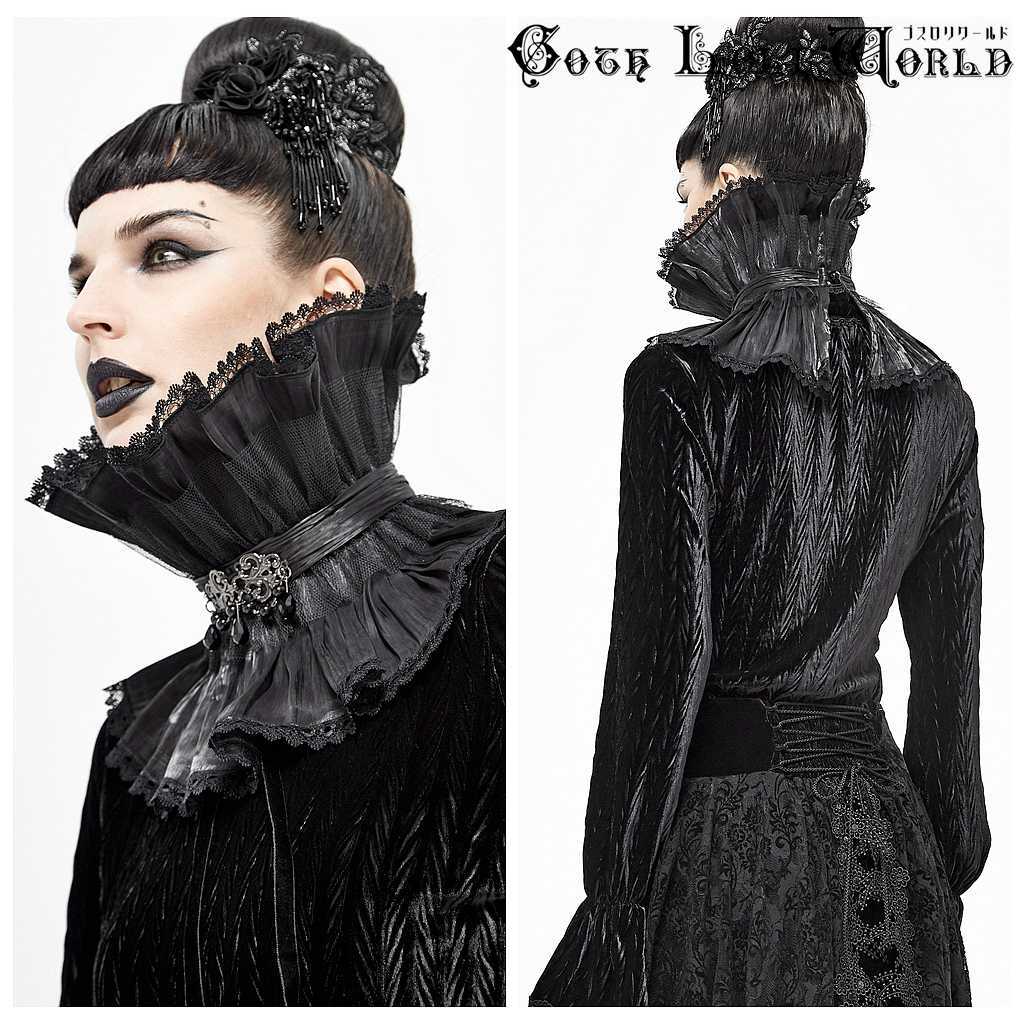 即納/送料無料】AS07601 Devil 男女兼用 ブラックフリル