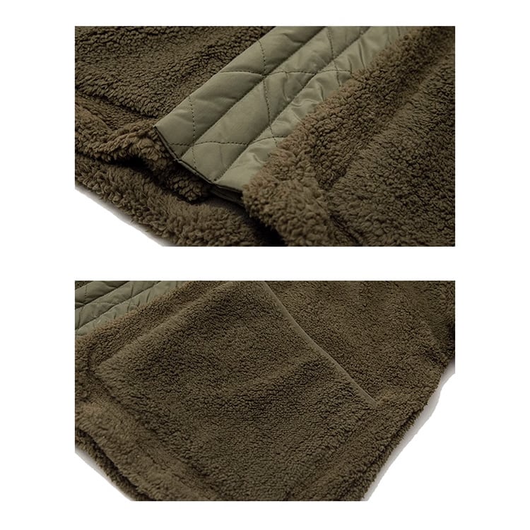 ★V-NECK CARDIGAN POLAR FLEECE COAT　　　A0508