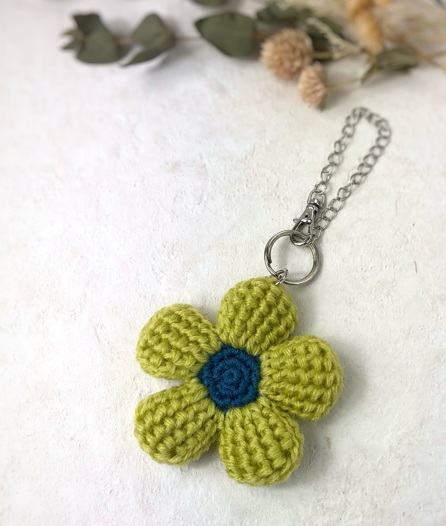 ぷっくりお花のカラフルバッグチャーム | Te 手 / deuxplan