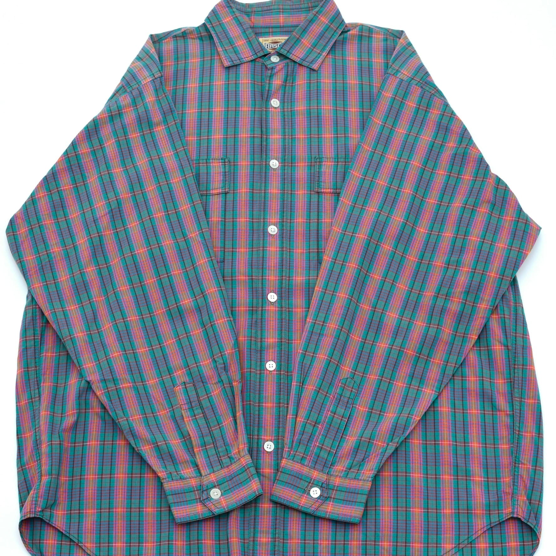 80's BARNEYS New York BASCO check shirt | 古着屋 grin days memory