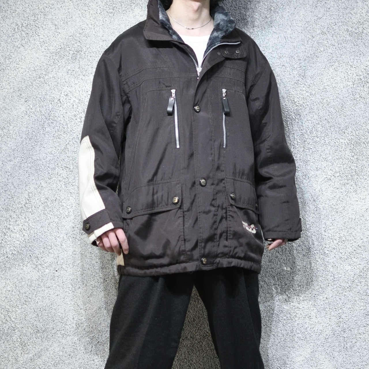 FILA design nylon fleece jacket