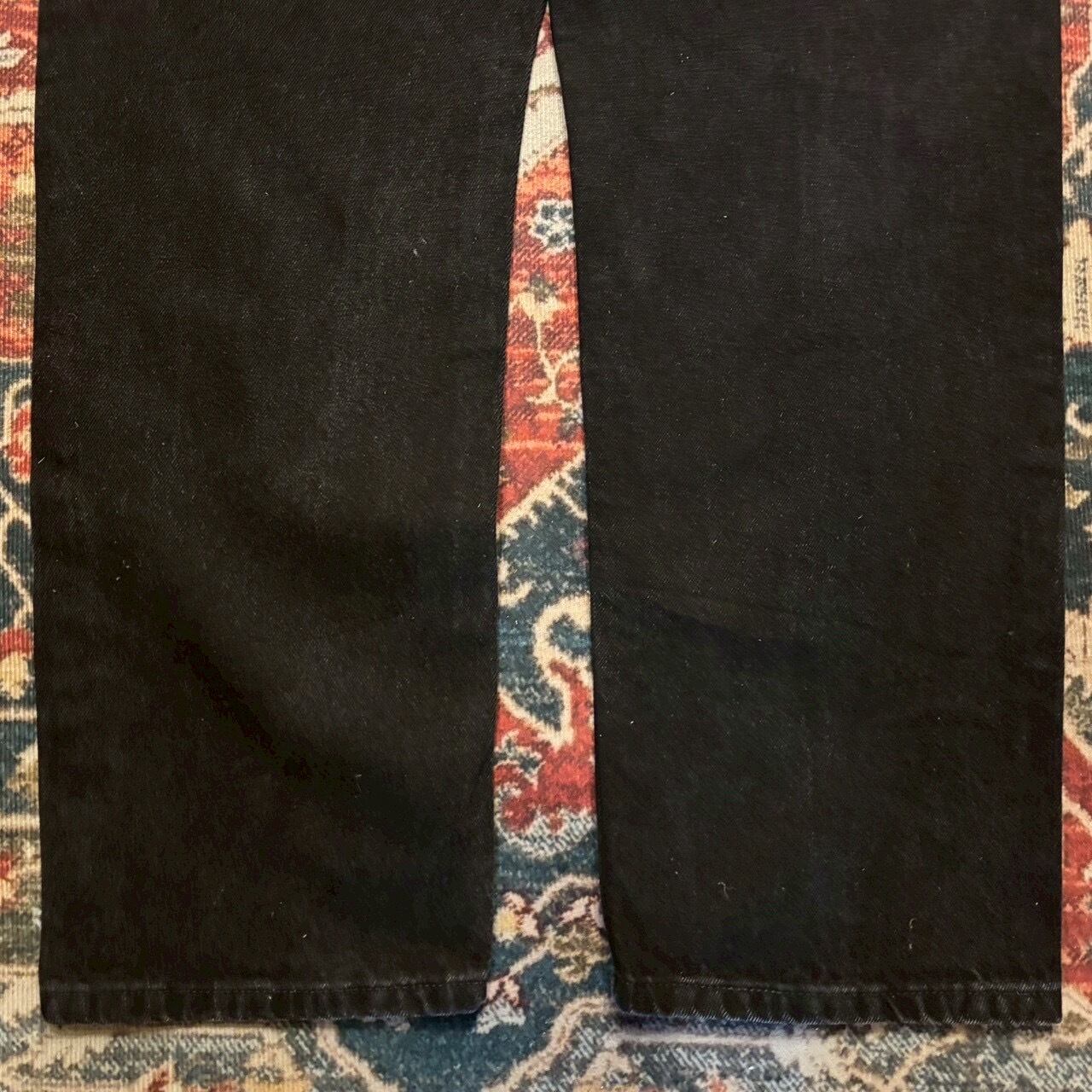 00s Wrangler ラングラー ブラックデニム W34 L32 W84cm 97601CB