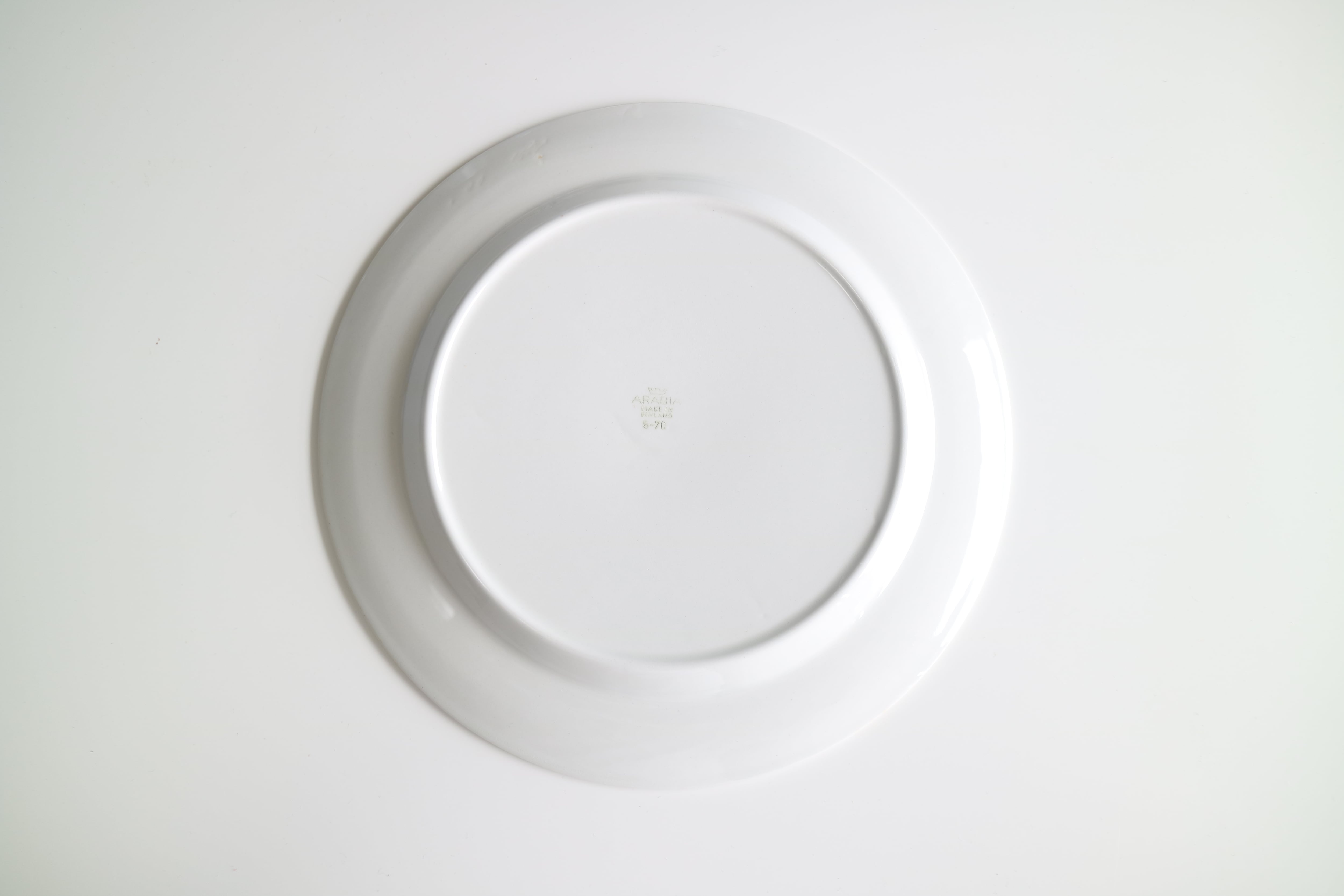 k様ご予約品】ARABIA アラビア / veera / プレート23cm 花柄 ブルー No