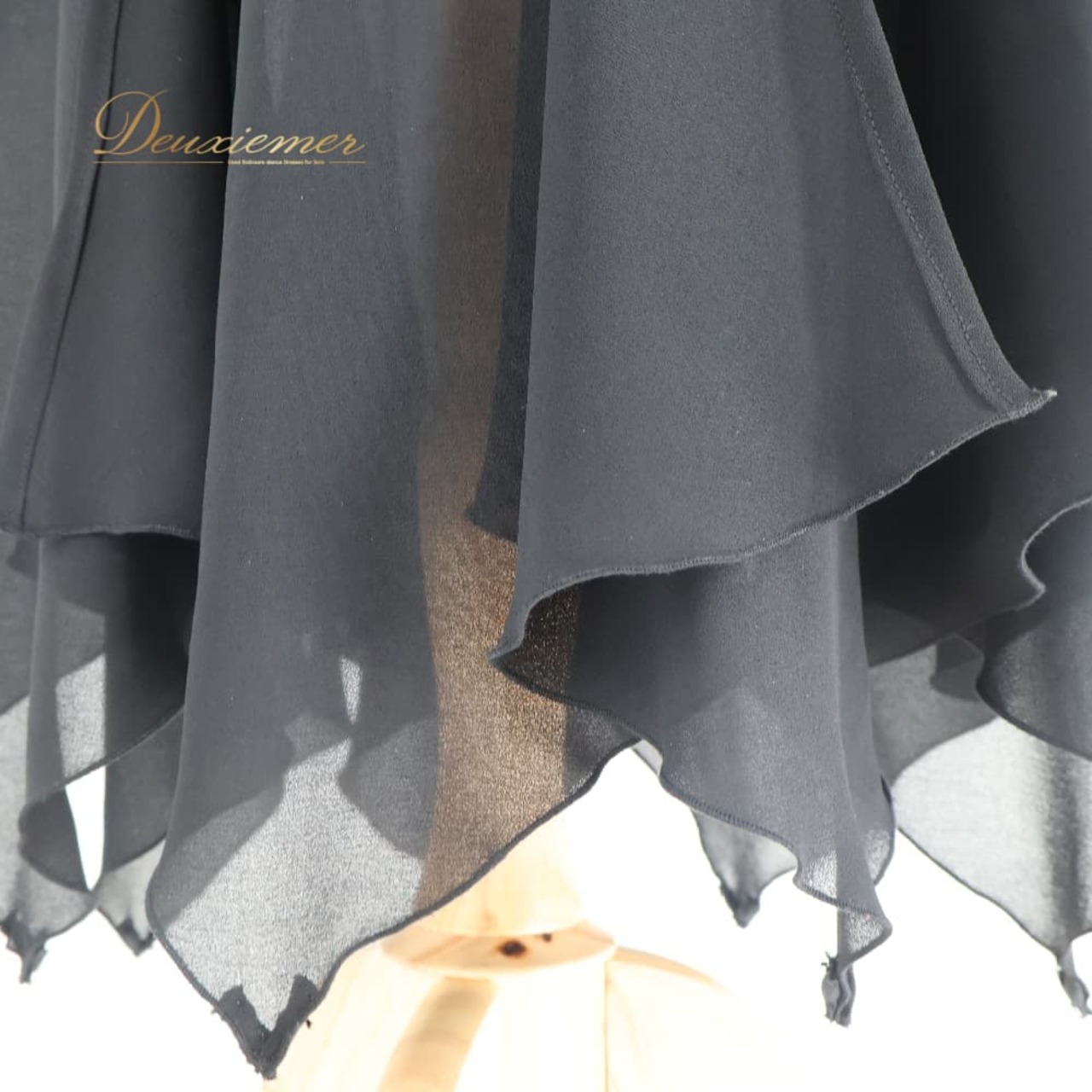 社交ダンス 衣装 Dance fashion design room ドレス ワンピース ラテン ブラック系 黒 レース デモ 競技 ダンス パーティ 発表会 軽い 薄い 長袖 上品 高級感 舞台衣装 エレガント 上品