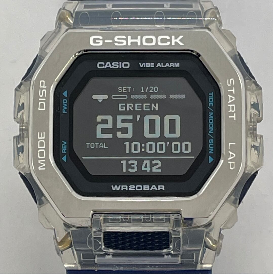 【美品】G-SHOCK GBX-100S-2JF G-LIDE 箱説付 保証期間内】G-SHOCK GBX-100S-2JF G-LIDE 箱説付 | Over Time Vintage