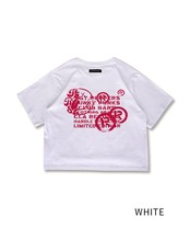 COOLAヴィンテージプリントクロップドTシャツ (WHITE)　CQ-48137