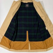 70s 80s ビンテージ VAN JAC ヴァンジャケット ウールライナー付き ステンカラーコート 170-87-75/ベージュ系/当時物