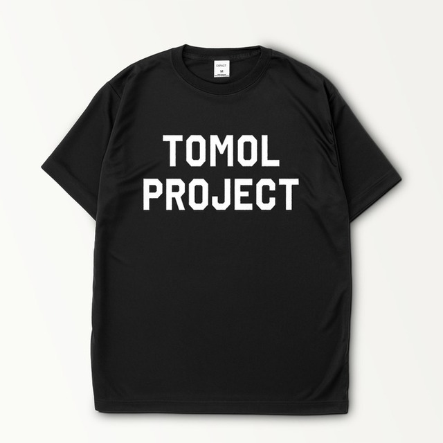 TOMOL PROJECT 公式Tシャツ（ブラック・シルキー）