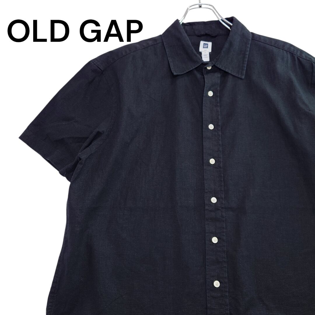 着回し抜群OLD GAP オールドギャップ 開襟シャツ シアサッカー