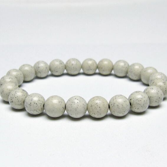 北投石 ブレスレット 9mm 一点物 メール便可 111-50306